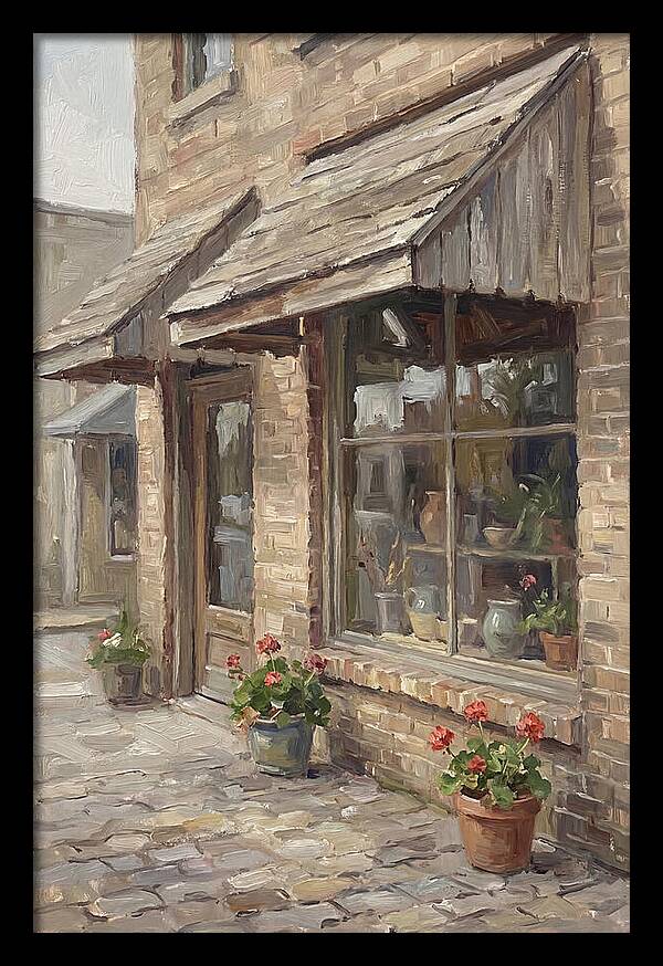 Storefront Charm In Bloom