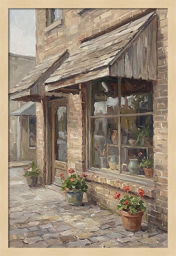 Storefront Charm In Bloom
