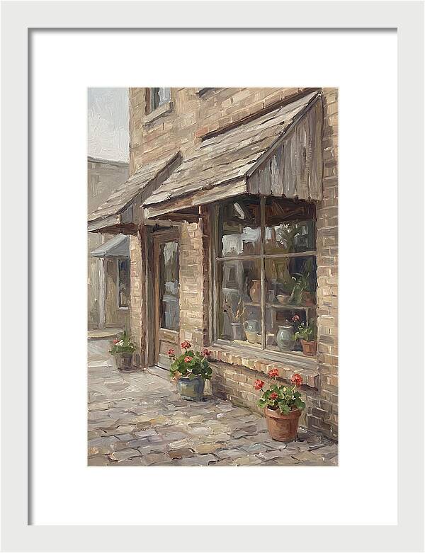 Storefront Charm In Bloom