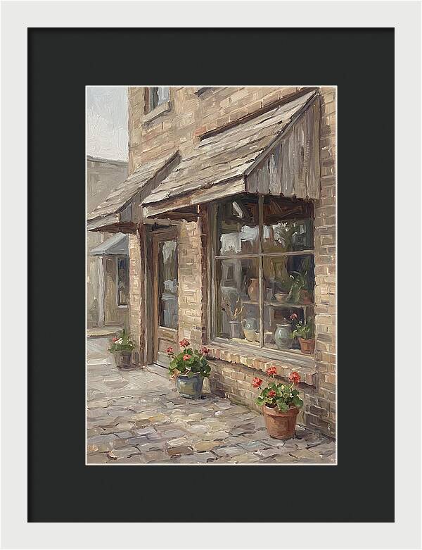 Storefront Charm In Bloom