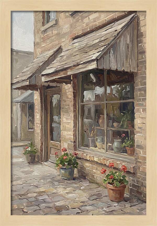 Storefront Charm In Bloom