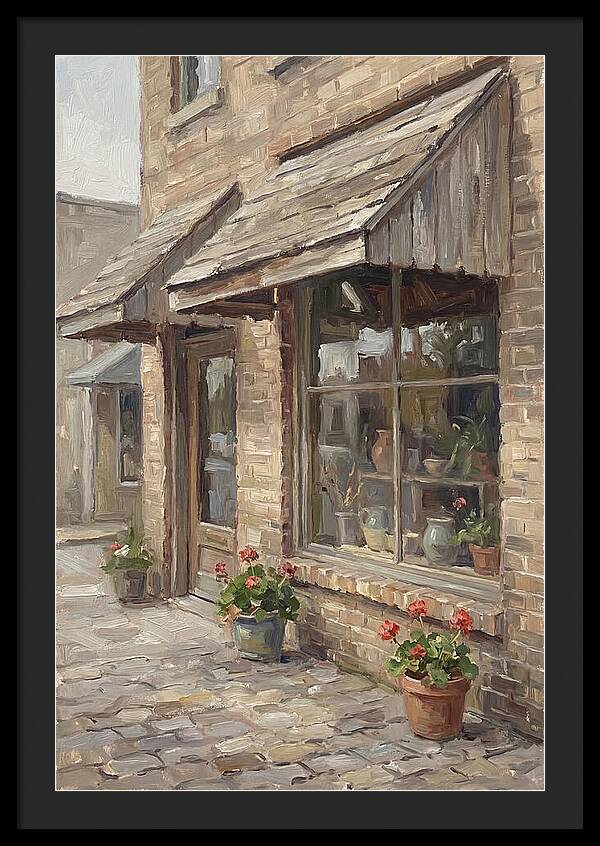 Storefront Charm In Bloom