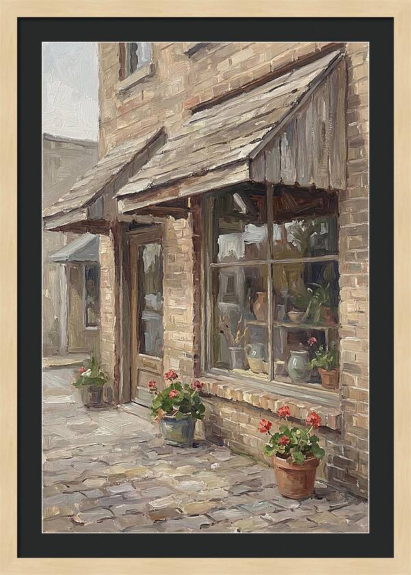 Storefront Charm In Bloom