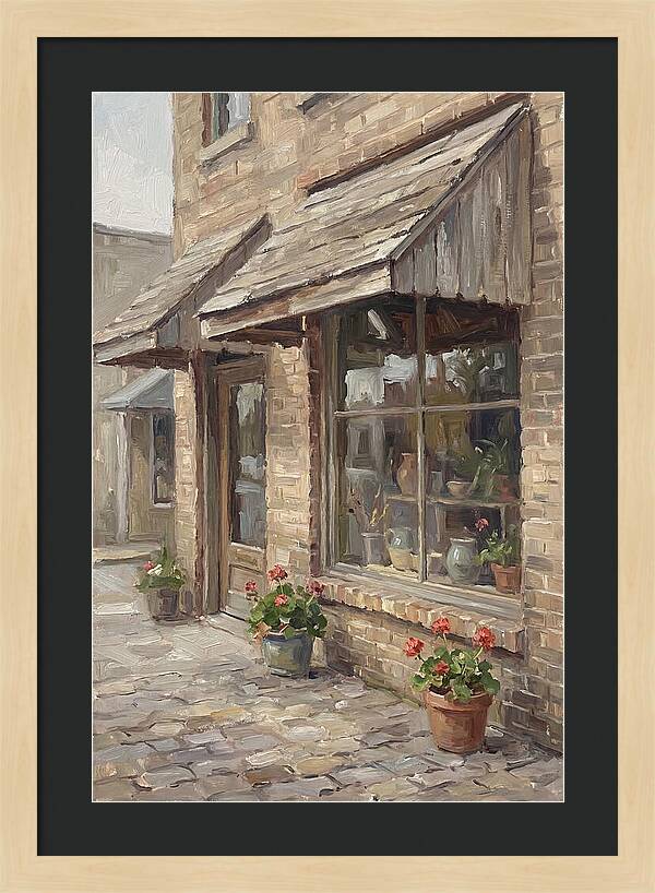 Storefront Charm In Bloom
