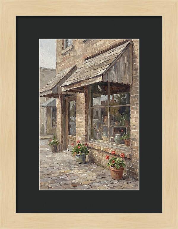 Storefront Charm In Bloom