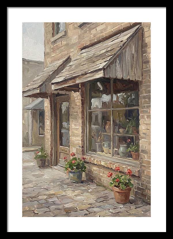 Storefront Charm In Bloom