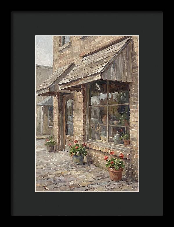 Storefront Charm In Bloom