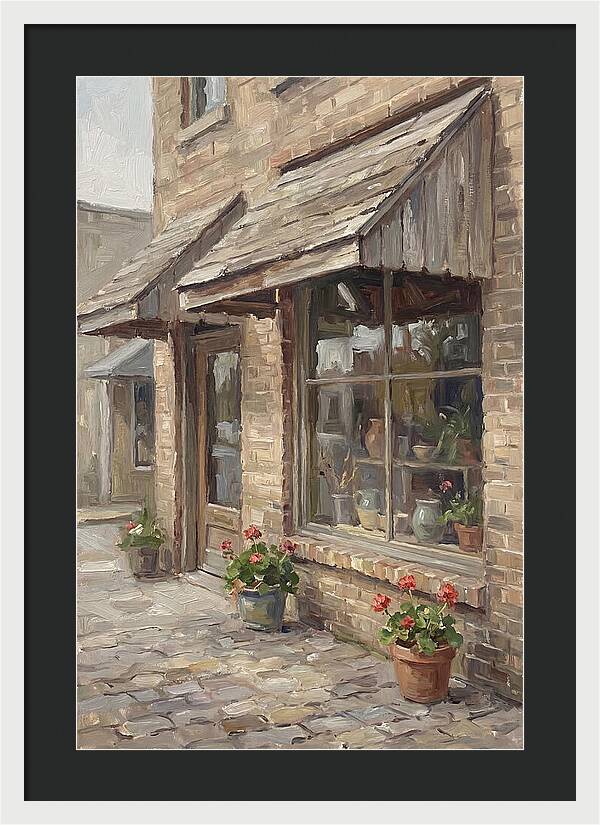 Storefront Charm In Bloom