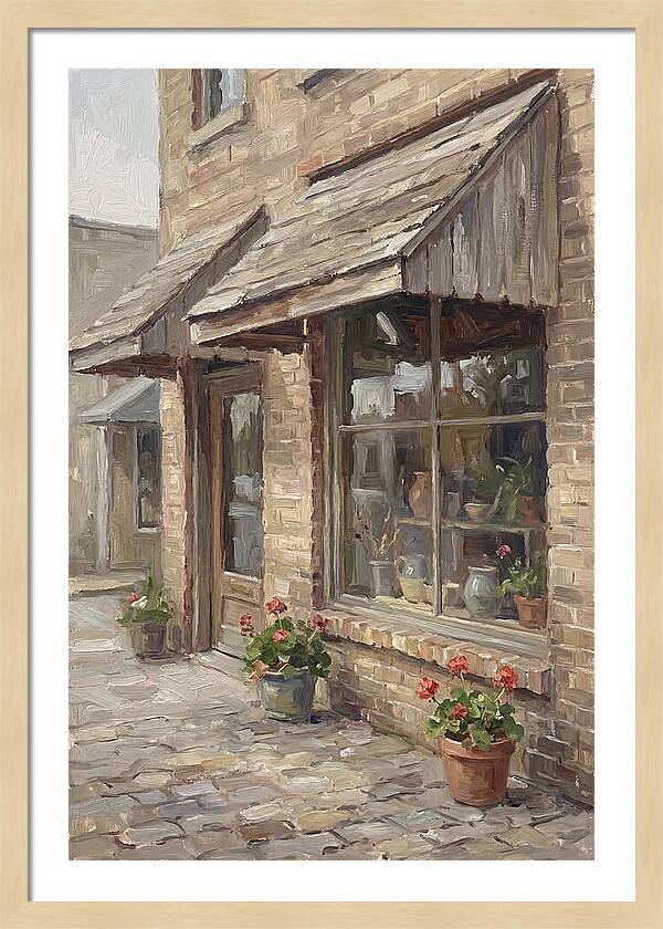 Storefront Charm In Bloom