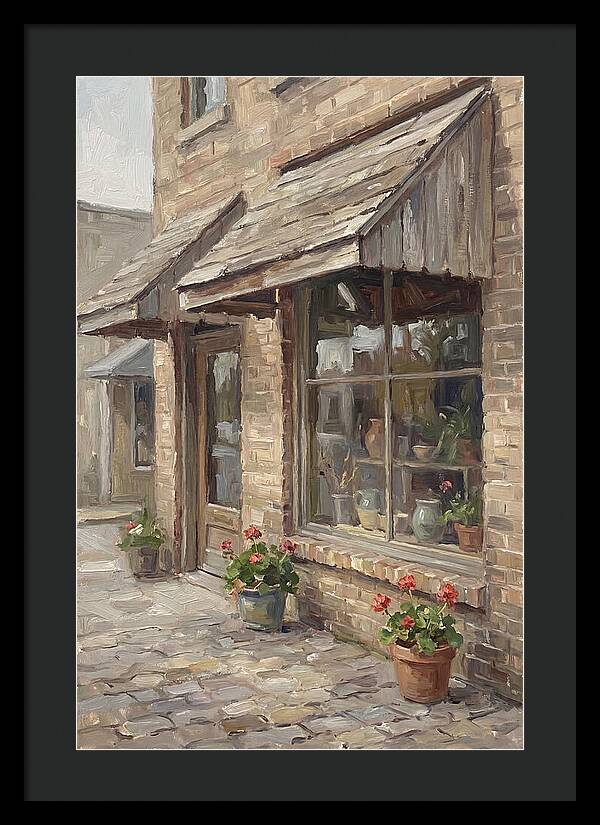 Storefront Charm In Bloom
