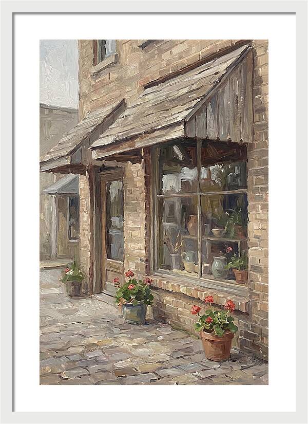 Storefront Charm In Bloom