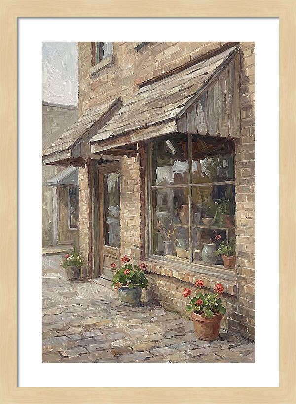 Storefront Charm In Bloom
