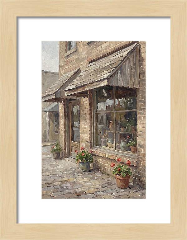 Storefront Charm In Bloom