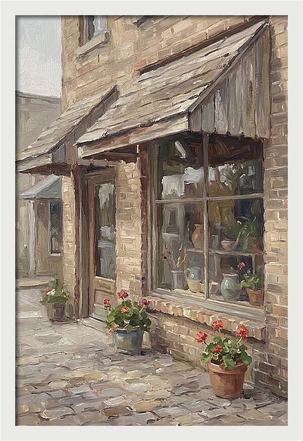 Storefront Charm In Bloom