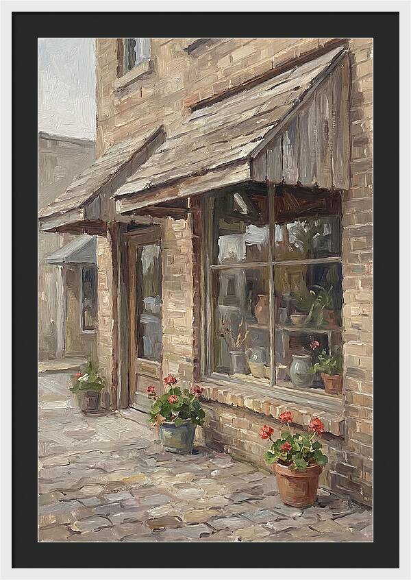 Storefront Charm In Bloom