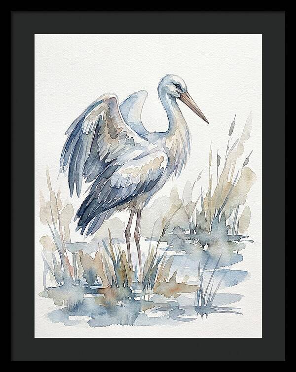 Stork Standing Gracefully