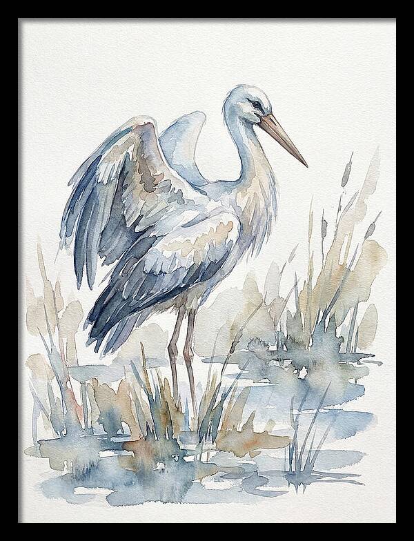 Stork Standing Gracefully