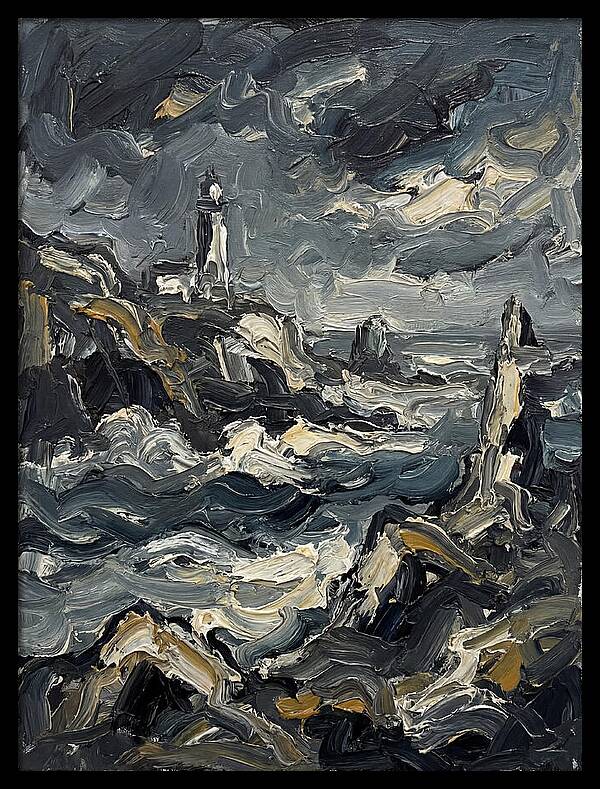 Stormy Coastline Serenity