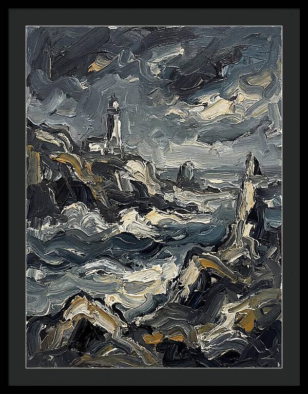 Stormy Coastline Serenity