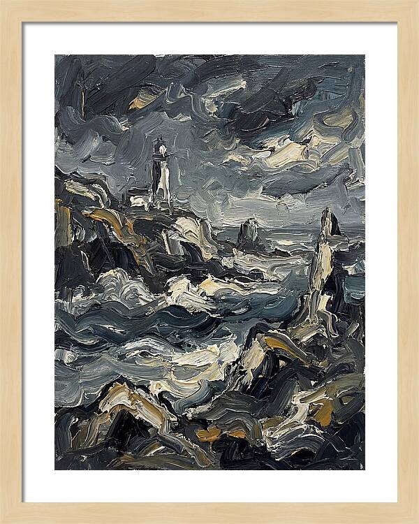 Stormy Coastline Serenity
