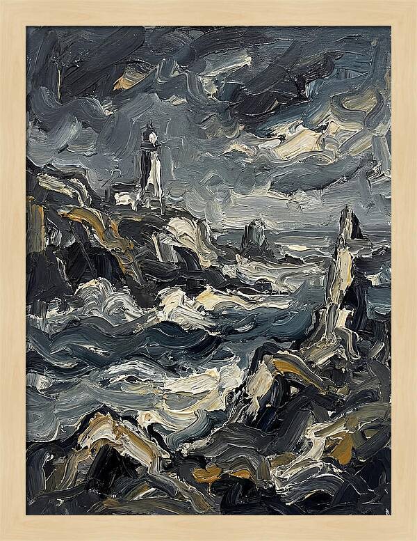 Stormy Coastline Serenity