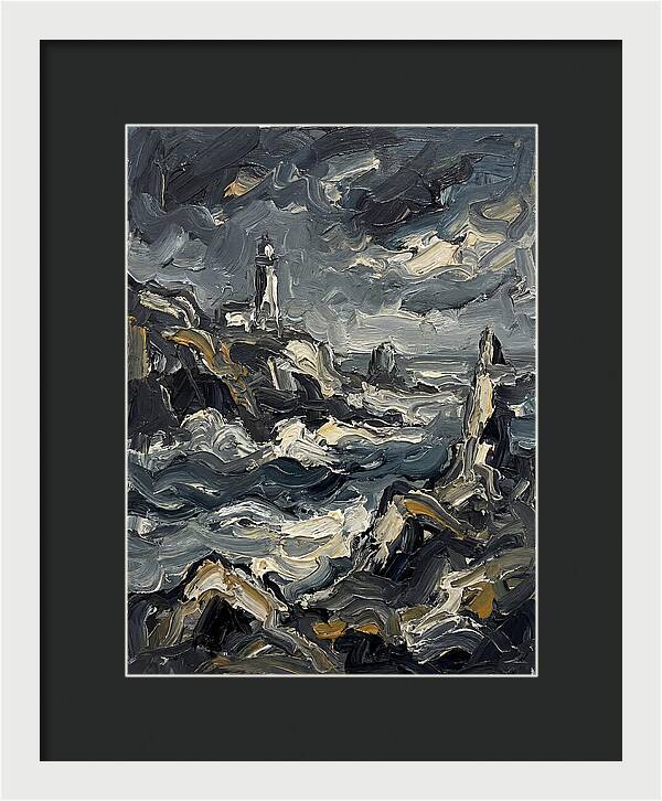 Stormy Coastline Serenity