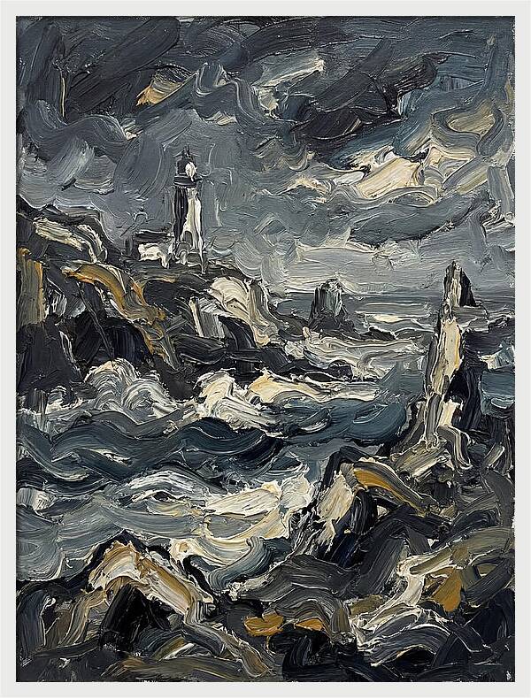 Stormy Coastline Serenity