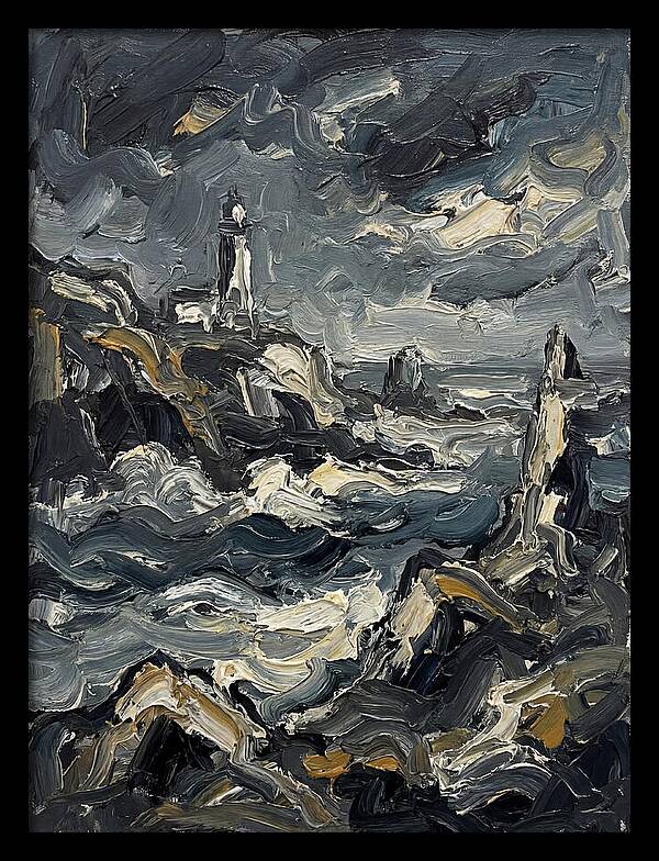 Stormy Coastline Serenity