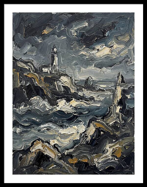 Stormy Coastline Serenity