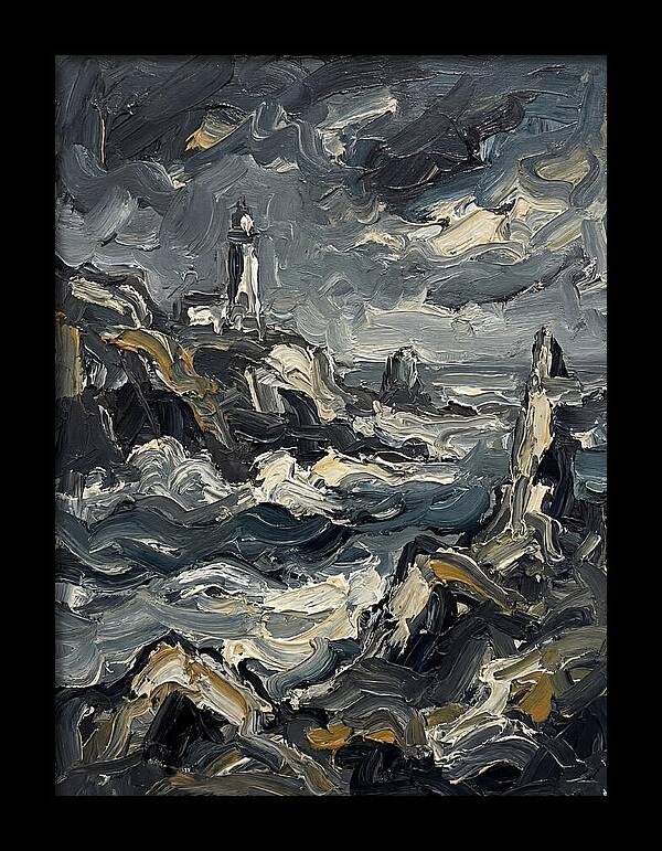 Stormy Coastline Serenity