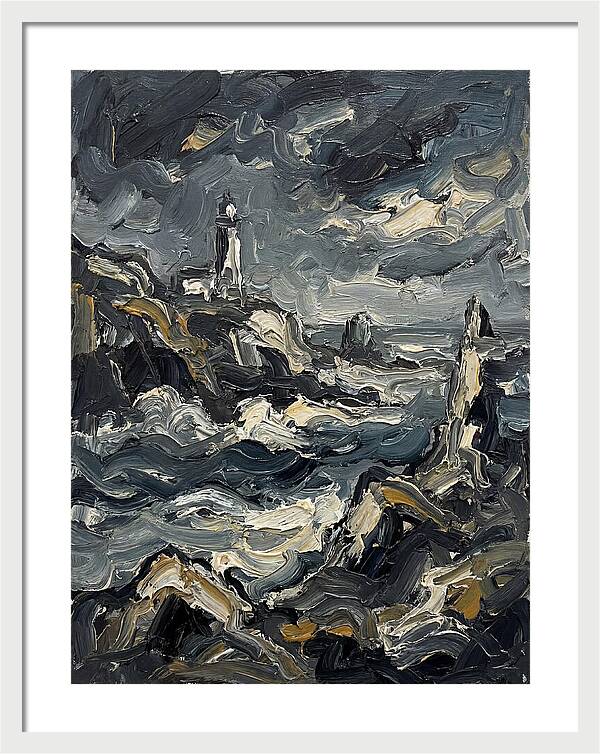 Stormy Coastline Serenity