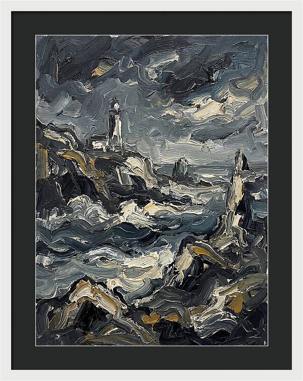 Stormy Coastline Serenity