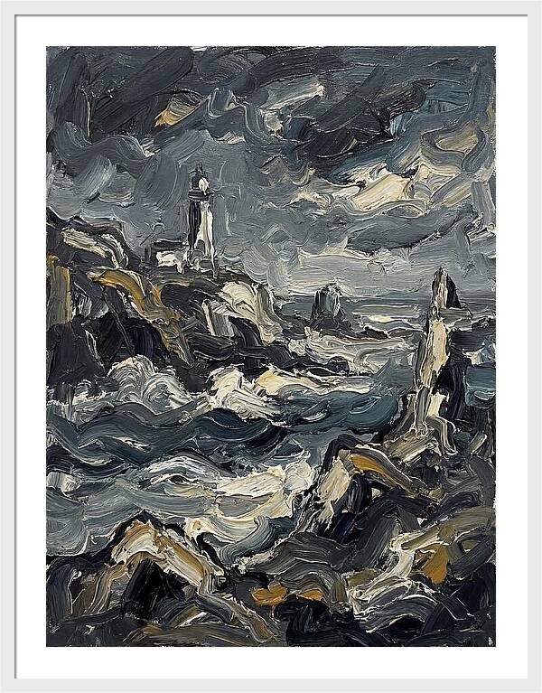 Stormy Coastline Serenity