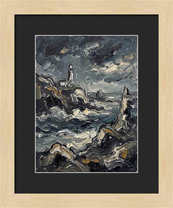 Stormy Coastline Serenity