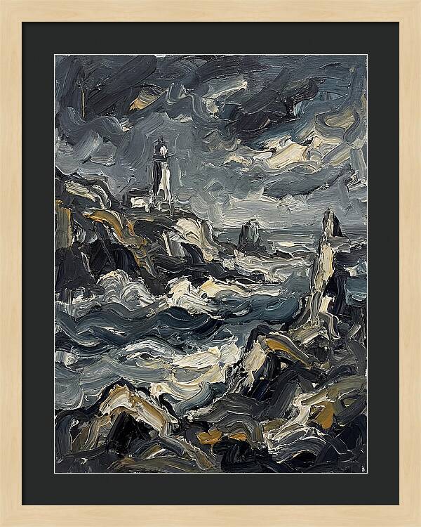Stormy Coastline Serenity