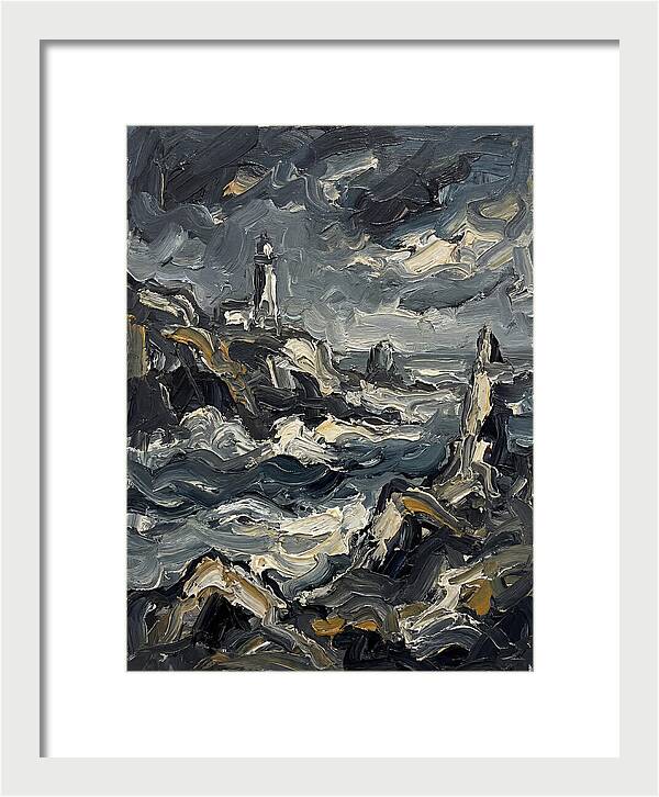 Stormy Coastline Serenity