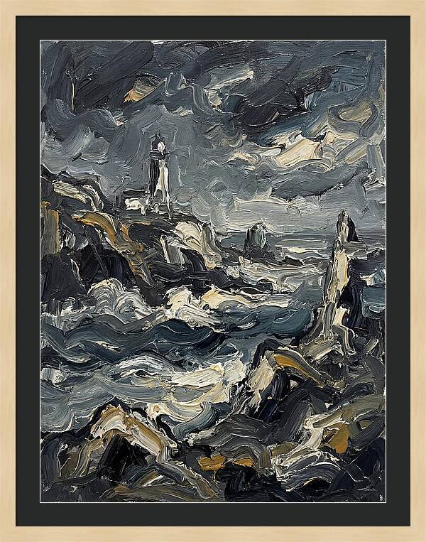 Stormy Coastline Serenity