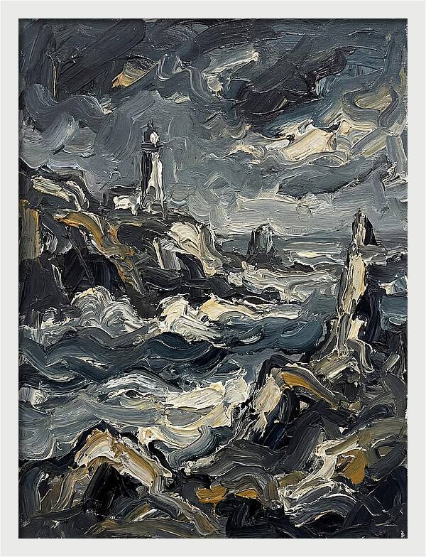 Stormy Coastline Serenity
