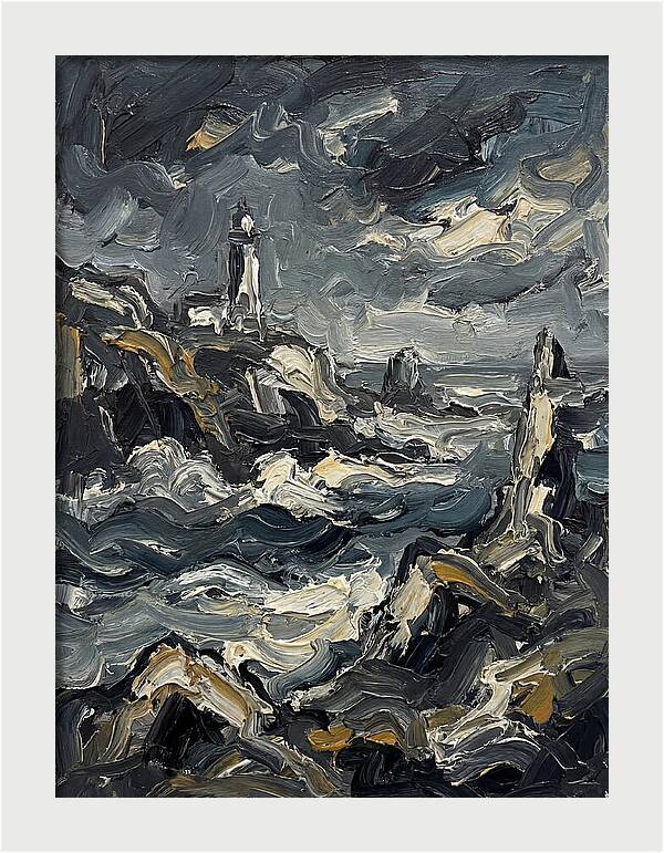 Stormy Coastline Serenity