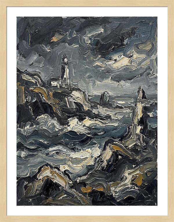Stormy Coastline Serenity