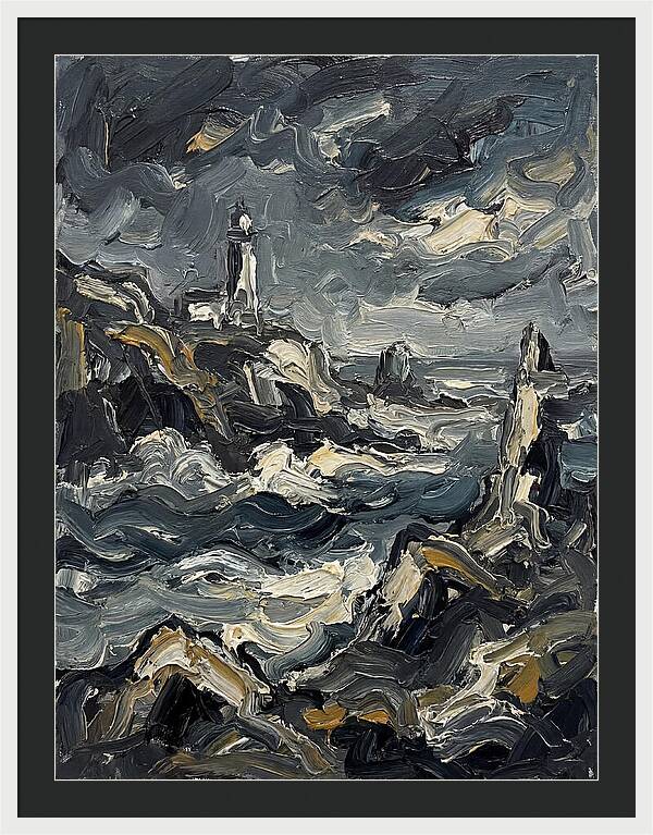 Stormy Coastline Serenity