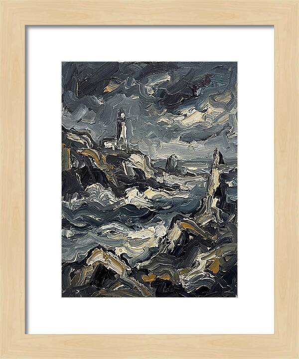 Stormy Coastline Serenity