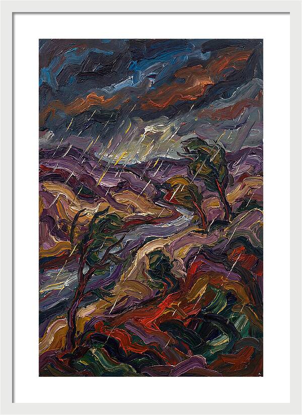 Stormy Landscape Expressionism