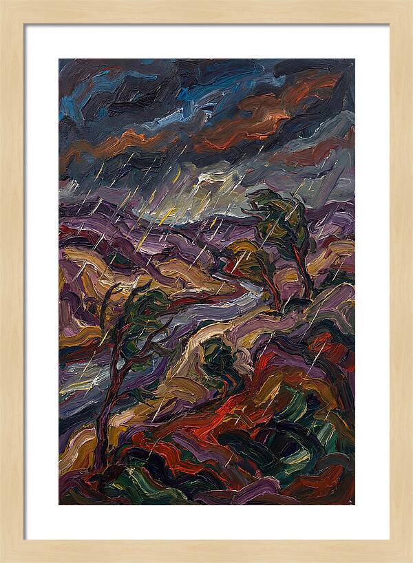 Stormy Landscape Expressionism