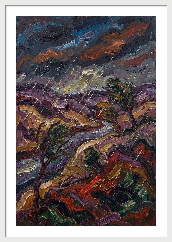 Stormy Landscape Expressionism
