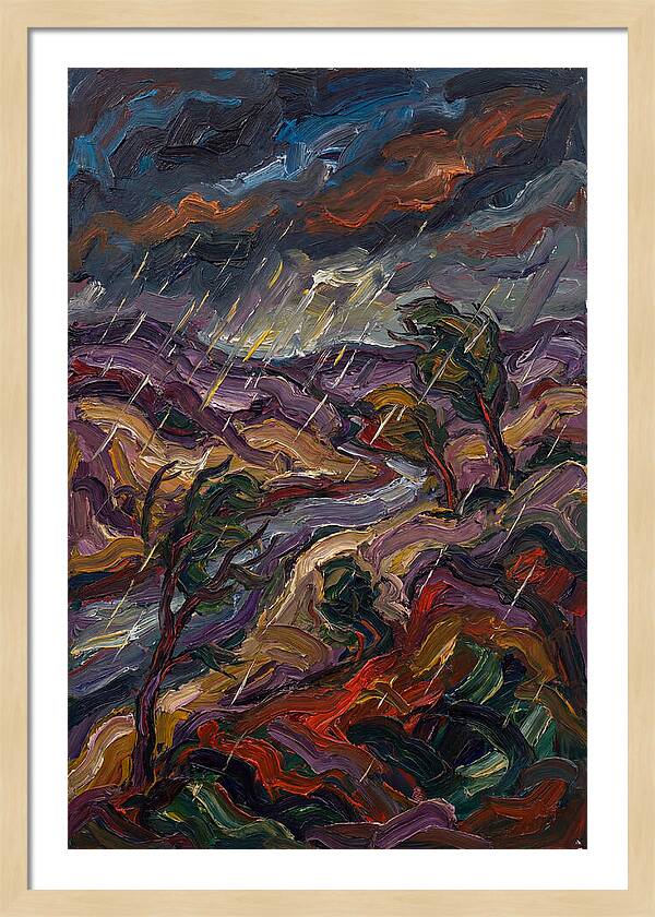 Stormy Landscape Expressionism