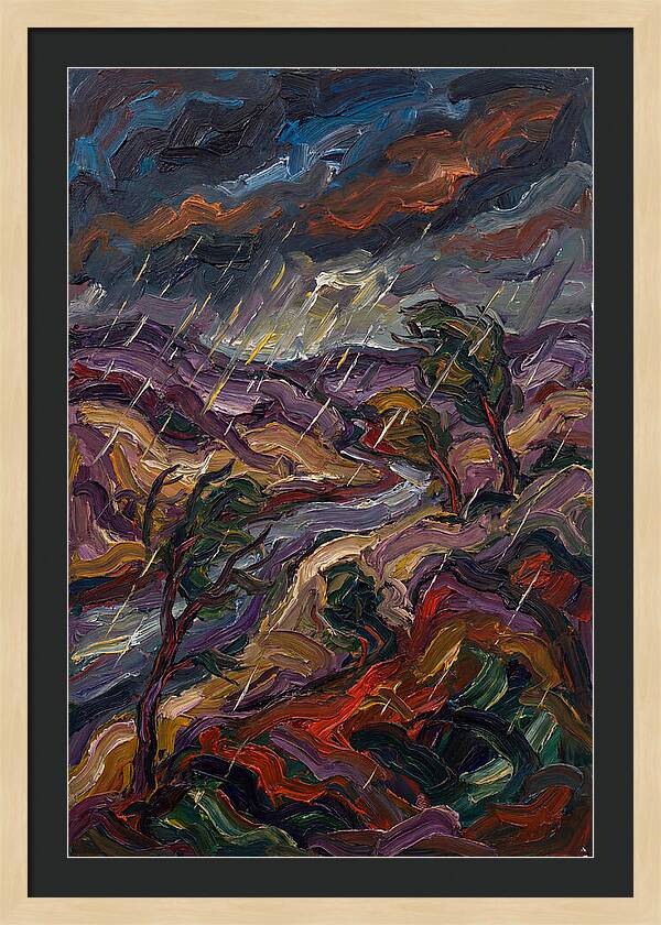Stormy Landscape Expressionism