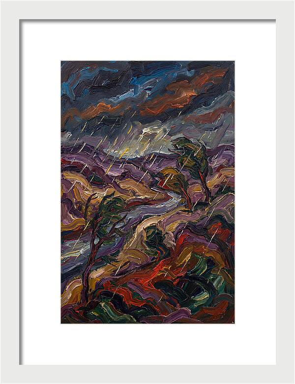 Stormy Landscape Expressionism