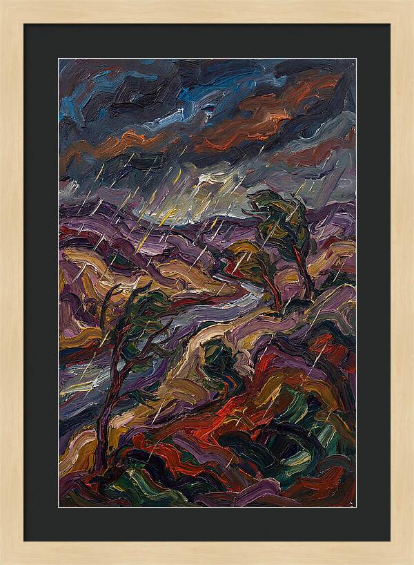 Stormy Landscape Expressionism