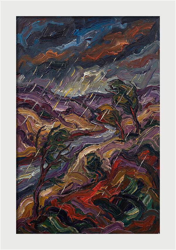 Stormy Landscape Expressionism